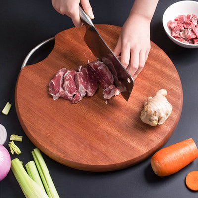 Tabla de Corte de Ébano Japonés Maciza Antigretas para Cocina - Image 2