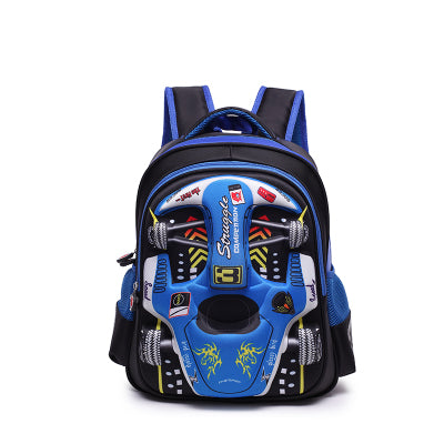 Mochila Escolar 3D Infantil con Diseño de Autos de Carreras - Image 20