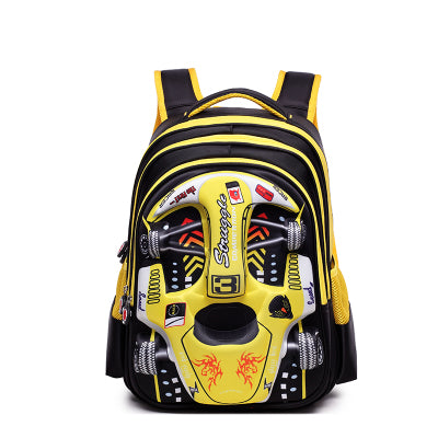 Mochila Escolar 3D Infantil con Diseño de Autos de Carreras - Image 12