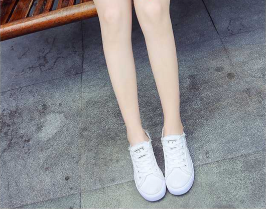 Zapatillas de Lona Blancas para Mujer Estilo Coreano - Cómodas y Versátiles - Image 14