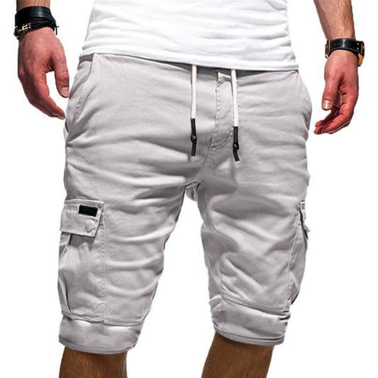 Pantalones Cortos de Trabajo Tipo Overol para Hombre Talla Grande - Verano
