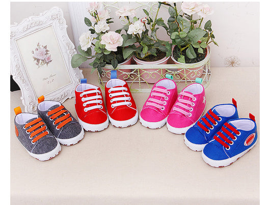 Zapatos para Primeros Pasos Bebé Primavera Otoño - Suela Antideslizante 0-12 Meses