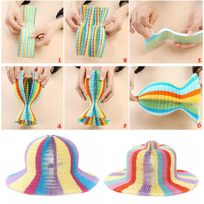 Sombrero Mágico de Papel Transformable - Gorro Turístico Cambiante - Image 10