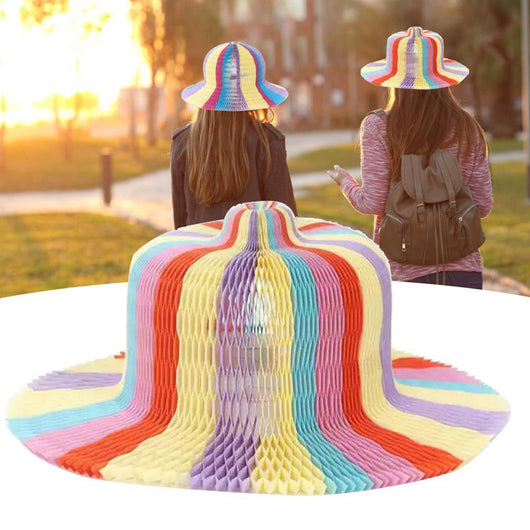 Sombrero Mágico de Papel Transformable - Gorro Turístico Cambiante