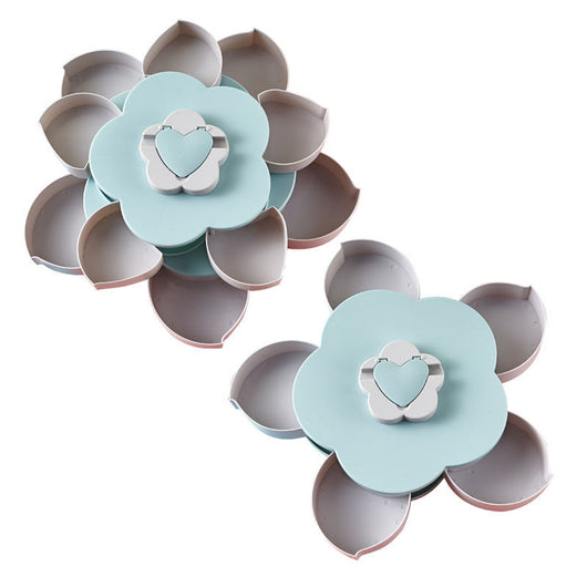 Bandeja Giratoria de Pétalos Estilo Europeo para Frutas y Dulces - Image 5
