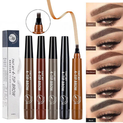 Lápiz de Cejas Multifuncional de 4 Puntas - Precisión Profesional - Image 11
