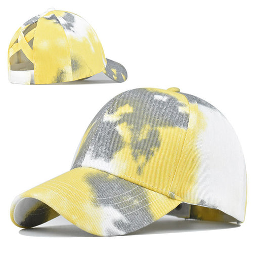 Gorra Tie-Dye de Algodón Puro con Visera - Diseño Abierto para Cola de Caballo - Image 11