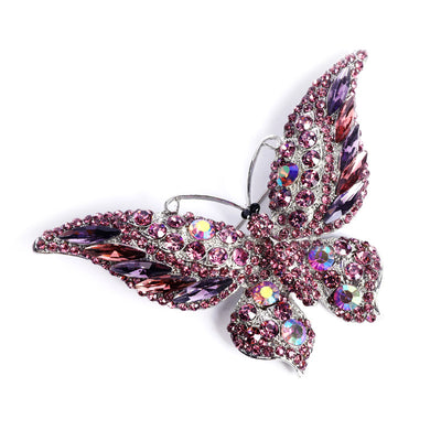 Broche Mariposa Cristal Animal Fashion Grande - Image 10