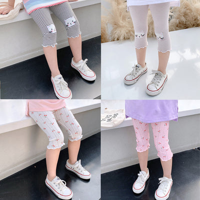 Leggings Infantiles a Rayas con Diseño de Conejito - Image 20