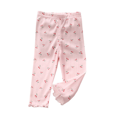 Leggings Infantiles a Rayas con Diseño de Conejito - Image 3