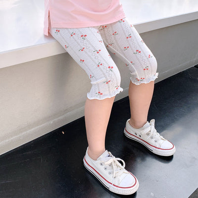 Leggings Infantiles a Rayas con Diseño de Conejito - Image 8