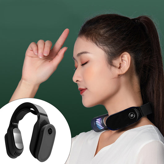 Ventilador Portátil USB para Cuello con Masaje y Calefacción - Image 2