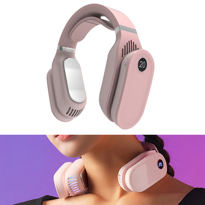 Ventilador Portátil USB para Cuello con Masaje y Calefacción - Image 3