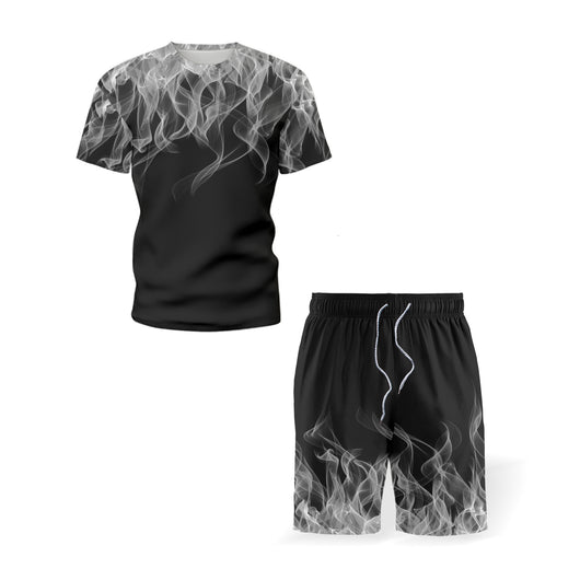 Conjunto Deportivo Hombre Verano - Camiseta Manga Corta Estampada Running Fitness - Image 10