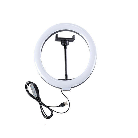Aro de Luz LED 26cm para Transmisión en Vivo y Belleza