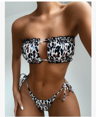 Bikini Sexy con Aberturas y Tanga Gruesa Moda de Playa - Image 8