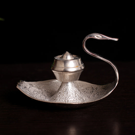 Difusor de Aroma con Quemador de Incienso Cisne Plateado en Cobre - Image 13
