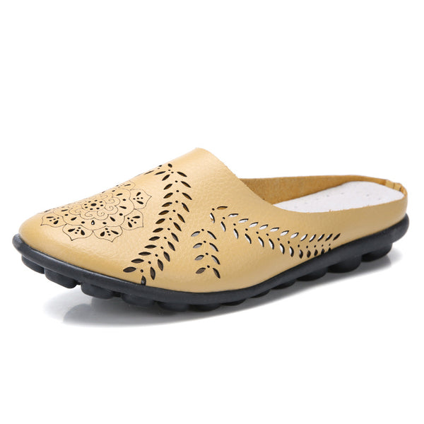 Pantuflas Cómodas para Mamá - Zapatos Casuales Planos Tipo Mocasín