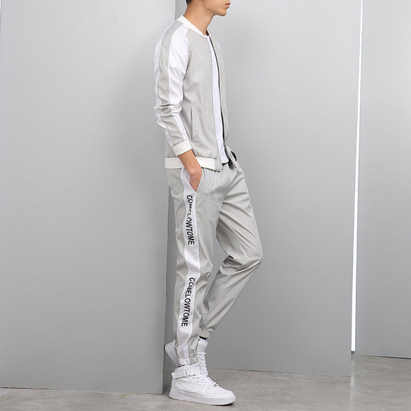 Conjunto Abrigado: Chaqueta y Pantalón Grueso de Manga Larga