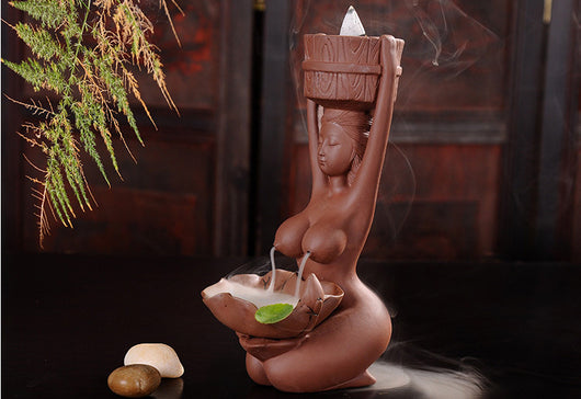 Quemador de Incienso Retro Hermanas Té con Leche - Difusor Aromático de Flujo Inverso - Image 4