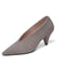 Zapatos de Tacón Alto Punta Afilada Escote Profundo para Mujer