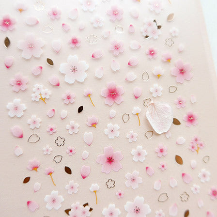 Pegatinas de Flores de Cerezo Adhesivas para Decoración DIY