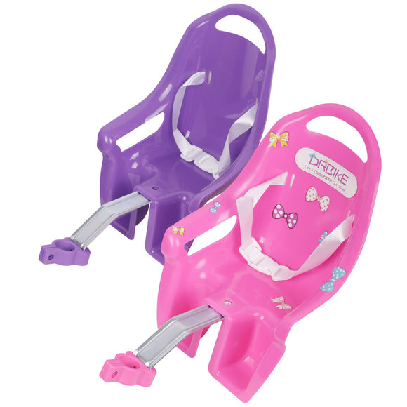 Asiento de Muñeca para Bicicleta Infantil - Accesorio Barbie con Decoración