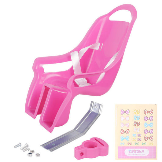 Asiento de Muñeca para Bicicleta Infantil - Accesorio Barbie con Decoración