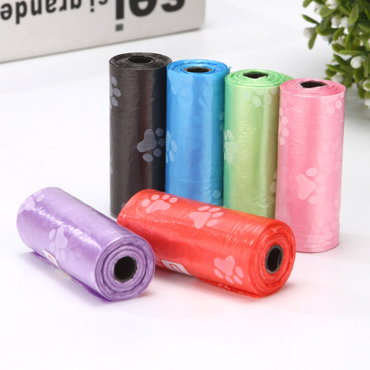 Bolsas Biodegradables para Desechos de Mascotas con Diseño de Patitas - Rollo x 15 - Image 10