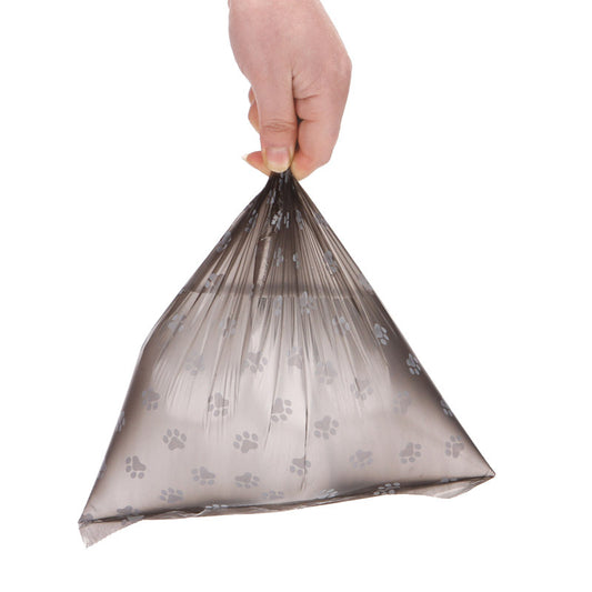 Bolsas Biodegradables para Desechos de Mascotas con Diseño de Patitas - Rollo x 15