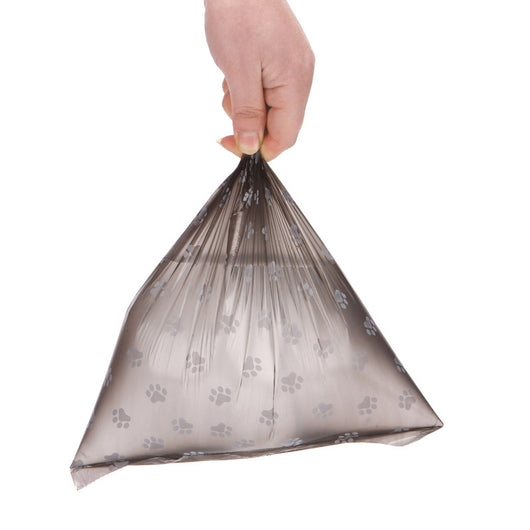 Bolsas Biodegradables para Desechos de Mascotas con Diseño de Patitas - Rollo x 15