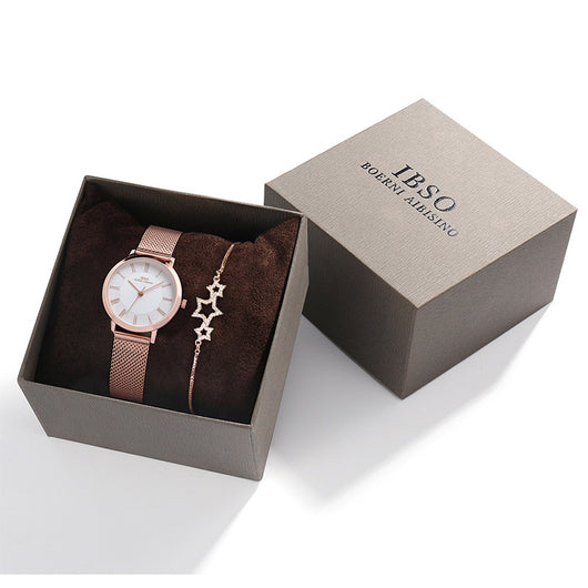 Reloj Pulsera Mujer Elegante con Diamantes y Resistencia al Agua - Image 5