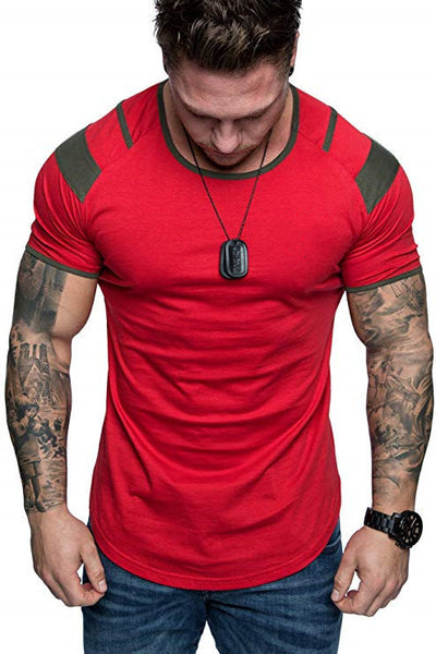 Camiseta Deportiva Ligera de Algodón para Hombre - Cuello Redondo Manga Corta - Image 5