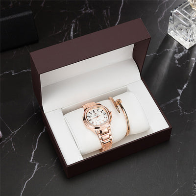 Reloj Elegante para Dama con Diamantes y Resistencia al Agua - Image 4