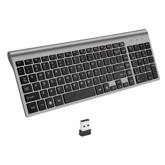 Teclado Inalámbrico Mini Silencioso USB Ultra Delgado para Laptop - Image 7