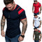 Camiseta Deportiva Ligera de Algodón para Hombre - Cuello Redondo Manga Corta