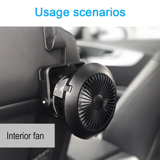 Ventilador Solar Portátil 5000mAh con LED - 4 Velocidades para Camping y Hogar - Image 9
