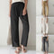 Pantalones de Lino y Algodón con Cintura Elástica para Mujer