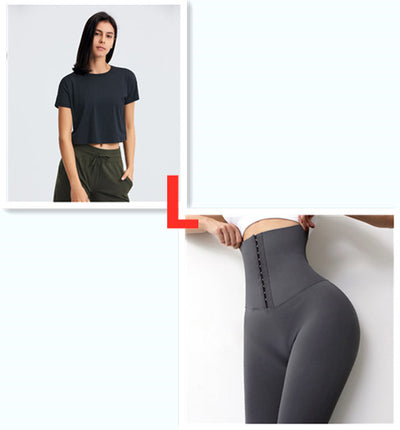 Top Deportivo Mujer Primavera Cuello Redondo Manga Corta Transpirable - Image 27