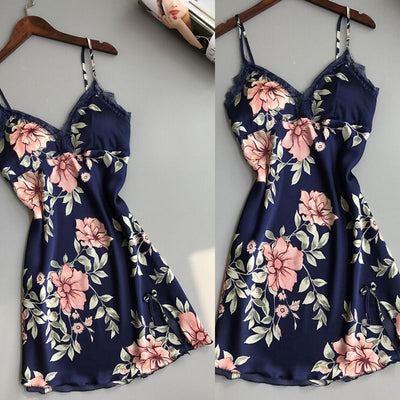 Camisón de Seda y Encaje para Dormir - Lencería Elegante para Mujer - Image 5