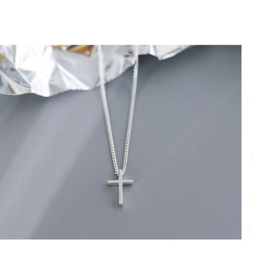 Collar con Cruz Minimalista para Mujer - Image 9