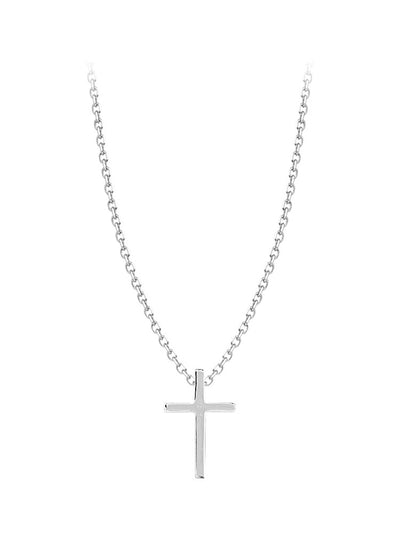 Collar con Cruz Minimalista para Mujer