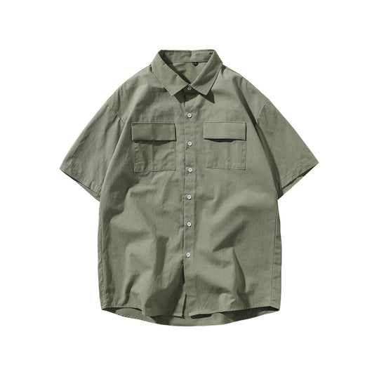 Camisa de Trabajo Manga Corta Hombre Corte Relajado - Image 14
