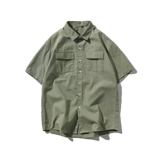 Camisa de Trabajo Manga Corta Hombre Corte Relajado - Image 5