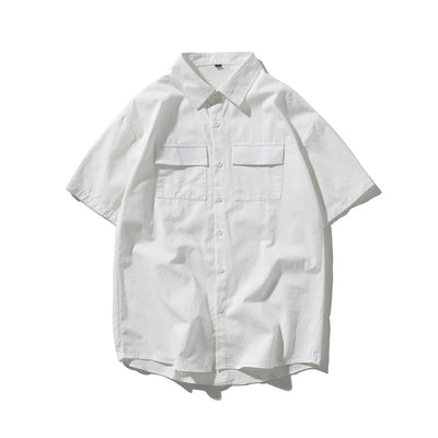 Camisa de Trabajo Manga Corta Hombre Corte Relajado