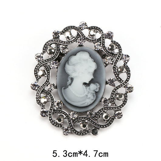Broche Retro Palace Vintage - Pin de Moda Europea Antibrillo para Cuello y Bolero - Image 37
