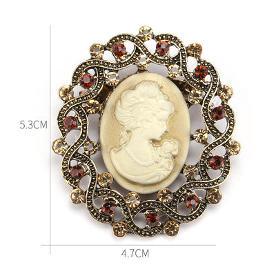 Broche Retro Palace Vintage - Pin de Moda Europea Antibrillo para Cuello y Bolero - Image 43