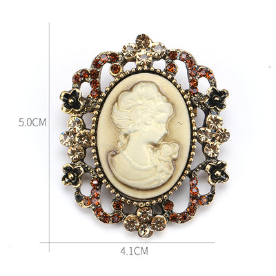 Broche Retro Palace Vintage - Pin de Moda Europea Antibrillo para Cuello y Bolero - Image 54