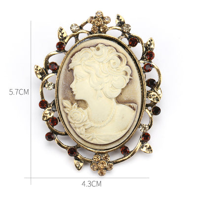 Broche Retro Palace Vintage - Pin de Moda Europea Antibrillo para Cuello y Bolero - Image 61