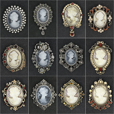 Broche Retro Palace Vintage - Pin de Moda Europea Antibrillo para Cuello y Bolero - Image 60